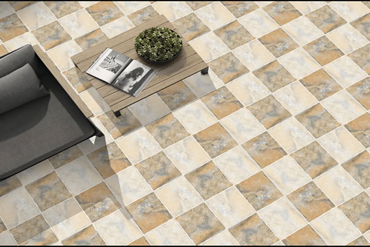 Chequered Parking Tiles